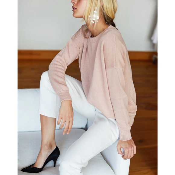 Emerson Fry Carolyn Sweater in muted clay organic - Picture 3 of 9